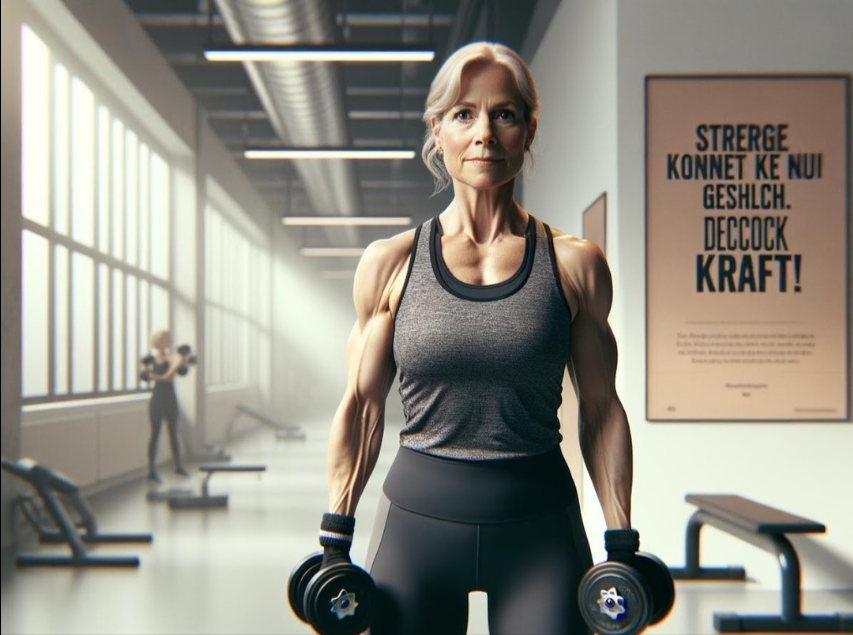 Wer sagt, Krafttraining ist nichts für Frauen?