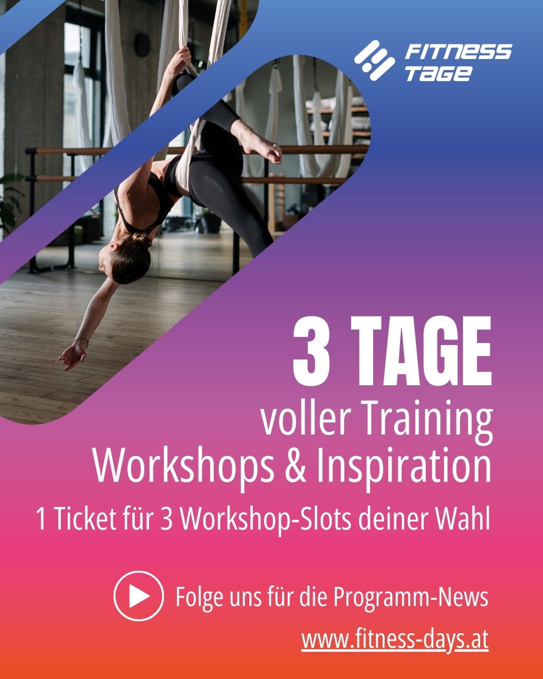 Sei dabei! Die Fitnesstage 2025 finden vom 09.–11. Oktober statt!